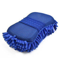 1pc Car Wash Glove Microfiber Chenille Car Wash Sponge Care Washing Detailing Brush Pad Multifunction Cleaning Tool