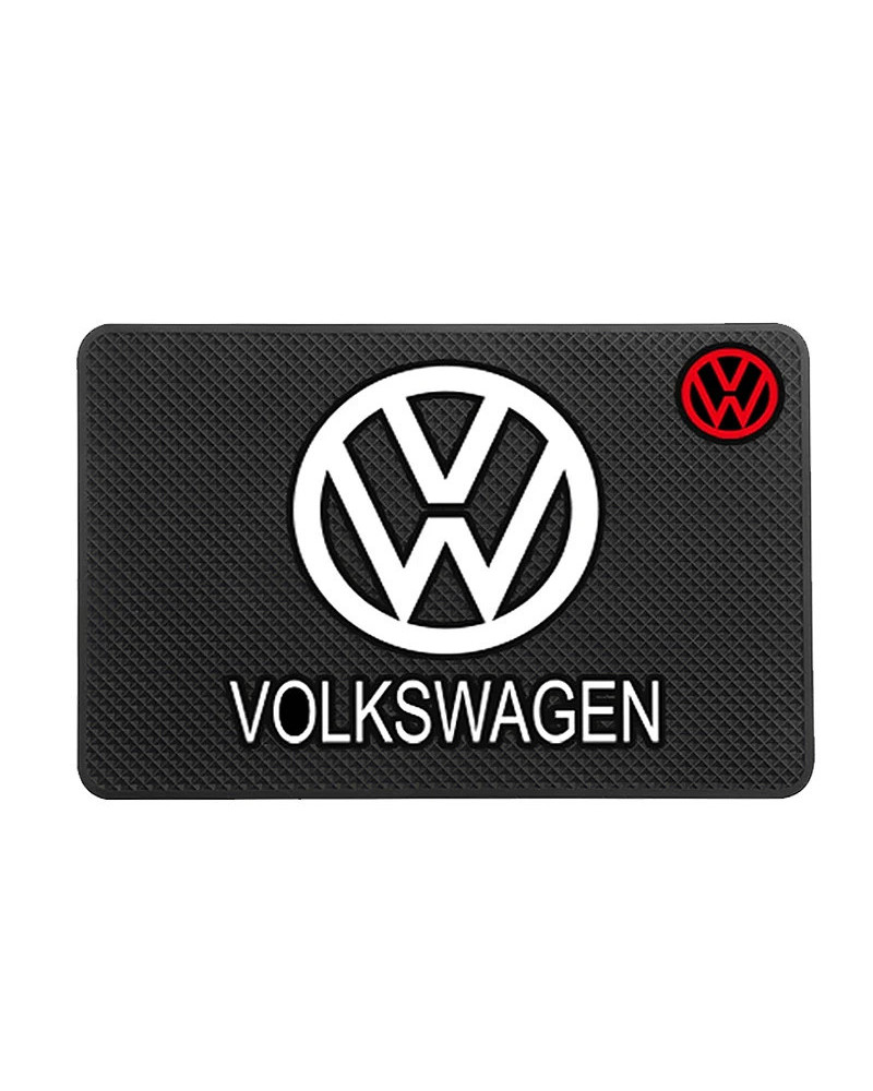 Alfombrilla antideslizante de PVC para salpicadero de coche, almohadilla antideslizante para teléfono, Volkswagen Golf, Tiguan, 