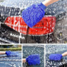 1 PCS Chenille Plush Gloves for Car Cleaning Thickened Doublesided Car Cleaning Tools Ultrafine Fiber Car Washing Gloves