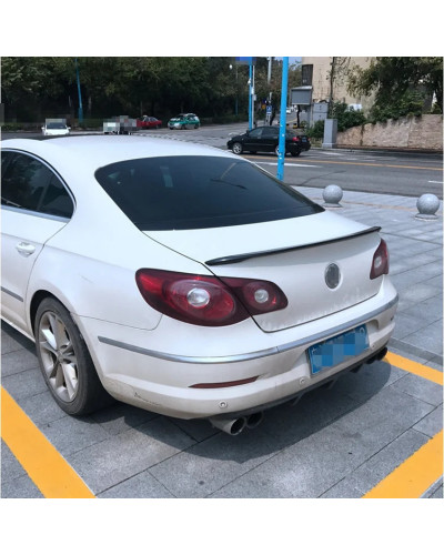 Alerón de alta calidad para Volkswagen VW CC B, modelo 2009 a 2017, color blanco y negro, pintura de imprimación