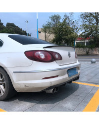 Alerón de alta calidad para Volkswagen VW CC B, modelo 2009 a 2017, color blanco y negro, pintura de imprimación