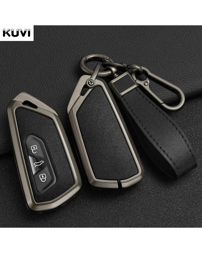 Funda de aleación para llave de coche, cubierta para VW Volkswagen Golf 8 MK8 ID.3 ID.4 Cupra Skoda Octavia A8 SEAT Leon MK4 202