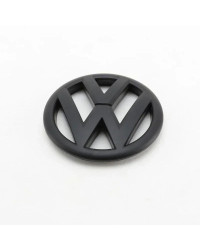 Insignia de logotipo de parrilla delantera de coche, accesorios de emblema de repuesto, color negro mate, 145mm, para Volkswagen