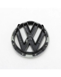 Insignia de logotipo de parrilla delantera de coche, accesorios de emblema de repuesto, color negro mate, 145mm, para Volkswagen