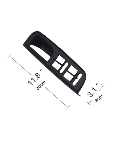 Panel Interior magnético para puerta de coche, interruptor de ventana, embellecedor de bisel para Volkswagen VW Passat B5 Golf 4