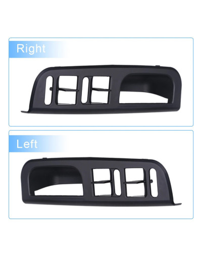 Panel Interior magnético para puerta de coche, interruptor de ventana, embellecedor de bisel para Volkswagen VW Passat B5 Golf 4