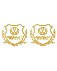 Calcomanías para carrocería de coche, 3D calcomanías de Metal de níquel, accesorios para Volkswagen VW Golf Polo Tiguan Passat B