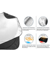 Parasol para parabrisas de coche, protección UV para VW GTI, Polo, Golf, Passat, Tiguan, Arteon, Touareg, Taigo, Caddy, Jetta, B