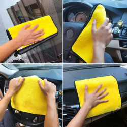 Cloth Car Microfiber Wash Towel Car Drying Cleaning Detailing Window Glass Double Layer Cleaning Cloth Car Wash Supplies 5/10pcs