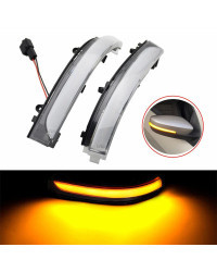 Luz de señal de giro dinámica LED, indicador de secuencia de espejo lateral para VW Jetta Mk6 Voyage Saveiro G6 G7 Gol Geracao 6