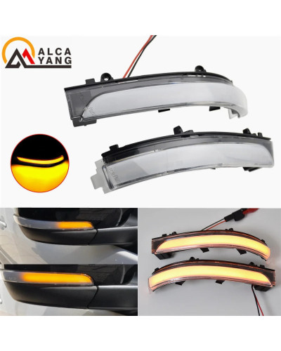 Luz de señal de giro dinámica LED, indicador de secuencia de espejo lateral para VW Jetta Mk6 Voyage Saveiro G6 G7 Gol Geracao 6