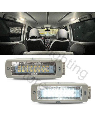 Lámpara Interior de techo para coche, luz led de lectura para VW Golf Passat B5 B7 Beetle Tiguan caddy bora Skoda Superb Seat Le