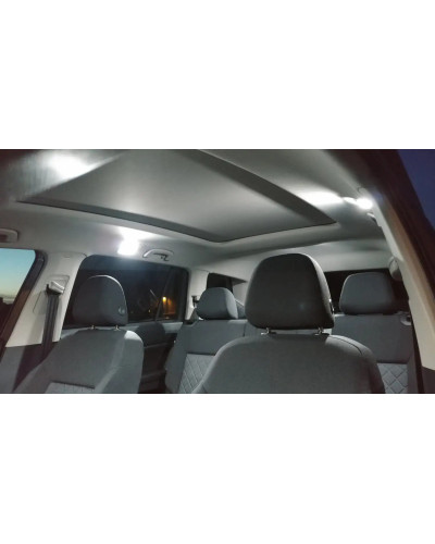 Lámpara Interior de techo para coche, luz led de lectura para VW Golf Passat B5 B7 Beetle Tiguan caddy bora Skoda Superb Seat Le