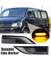 Indicador lateral dinámico Led para coche, luz intermitente secuencial para VW Transporter T6 Multivan Caddy 2015-2019, 2 unidad