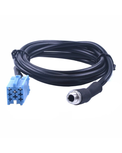 Cable de entrada de Audio auxiliar hembra, adaptador Jack de 3,5 MM para VW Passat B5, POLO, Bora, Jetta, Audi, reproductor de C