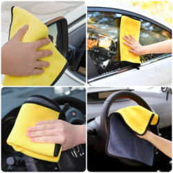 Microfiber Car Wash Towel Super Absorbent Car Wash Cleaning Drying Cloth Car Motorcycle Household Auto Detailing Cleaning Tools