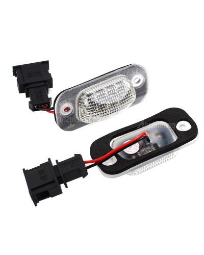 Luz LED para matrícula de coche, lámparas para Seat Ibiza Cordoba Vario 6K VW Golf 3 Hatchback Cabriolet/Polo MK3 6K, 2 unidades