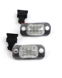 Luz LED para matrícula de coche, lámparas para Seat Ibiza Cordoba Vario 6K VW Golf 3 Hatchback Cabriolet/Polo MK3 6K, 2 unidades