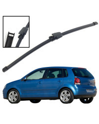 Limpiaparabrisas trasero para VW Polo 9N 9N3, accesorios de coche, 13 ", 2002-2009 parabrisas limpiaparabrisas limpia limpiar es