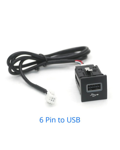 Adaptador de Cable de interruptor de transferencia de datos USB para VW Golf MK5 MK6 VI 5 6 Jetta CC Tiguan Passat B6, reproduct