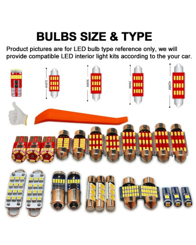 MDNG 10 Uds Kit de luces LED de techo de mapa Interior para VW Volkswagen Polo 9N 9N3 2002-2005 2006 2007 2008 2009 accesorios d