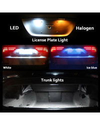 MDNG 10 Uds Kit de luces LED de techo de mapa Interior para VW Volkswagen Polo 9N 9N3 2002-2005 2006 2007 2008 2009 accesorios d