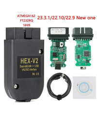 VAGCOM-herramienta de diagnóstico de coche, interfaz V-C-DSCAN HEX V2, actualización 23.3.1 para VW, AUDI, Skoda, Seat, multilen