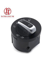 SORGHUM-Interruptor de faros de coche, Control de luces antiniebla para VW Passat B6 B7 Golf Jetta MK6 MK5 Tiguan Caddy SEAT 5ND