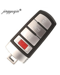 Jingyuqin-mando a distancia inteligente para coche, 4 botones, 315MHz, ID48, para VW Volkswagen Passat 2006-2013 CC 2009-2015 FC