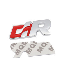 Etiqueta engomada del coche, parrilla del capó delantero SR 32 emblema, insignia de rejilla automática para Volkswagen R Racing 