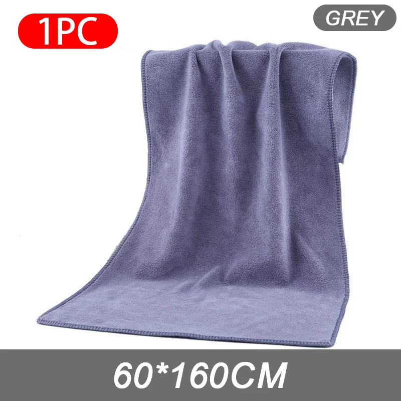 SEAMETAL 160x60cm Car Wash Towel 400GSM Microfiber High Water Absorption Cleaning Towels Thickened Soft Car Washing Drying Cloth