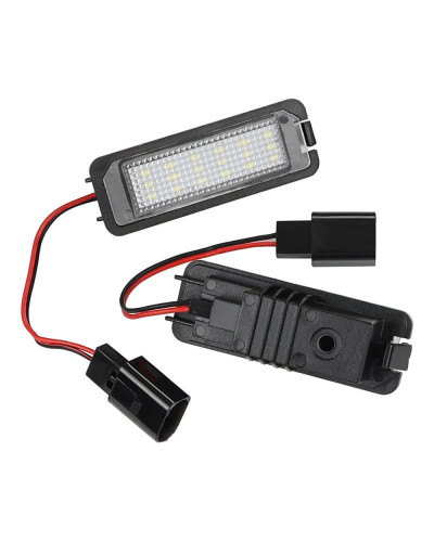 Luz de matrícula súper brillante para VW Passat CC LED, luz de matrícula impermeable para VW Golf 5 6, accesorios de coche imper