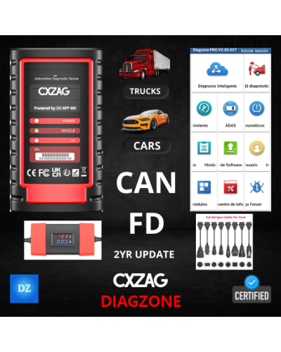 DIAGZONE SCANNER CAN FD CAR & TRUCKS + IMMO