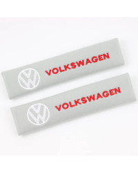 Cinturón de seguridad de algodón para coche, cubierta de hombro, protección transpirable para Volkswagen VW GOLF CC Polo Tiguan 