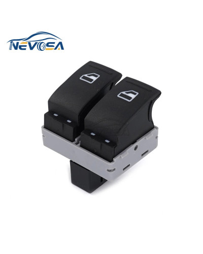 NEVOSA botón de Control maestro para elevador de ventana de coche, accesorio de 4 pines para VW Transporter T5 T6 2005-2014, 7E0