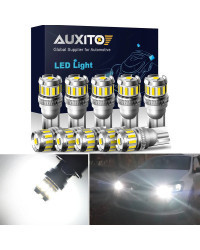 AUXITO-bombillas LED W5W T10 para coche, luces de posición de estacionamiento, Canbus, luz Interior 6500K 168 194 para BMW, VW, 