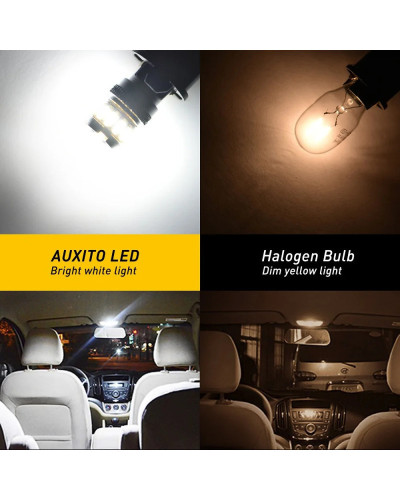 AUXITO-bombillas LED W5W T10 para coche, luces de posición de estacionamiento, Canbus, luz Interior 6500K 168 194 para BMW, VW, 