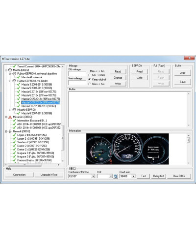 Mileage Correction Software MTool Lite 1.27 Version Mileage Programmer