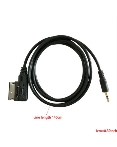 Interfaz AMI MMI a conector macho de 3,5mm, Cable adaptador auxiliar de audio para audi vw, en oferta