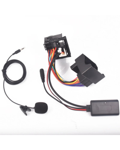 Conector de arnés de Radio con micrófono, manos libres, Bluetooth 5,0, adaptador auxiliar, para VW RCD510, RCD210, Golf, Passat,