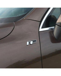 Insignia de Metal para rejilla delantera de coche, pegatina decorativa de ABS, 1 piezas, accesorios para VW RLine R Golf Amarok 