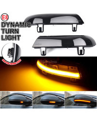 Luces LED dinámicas de señal de giro para espejo retrovisor, indicador intermitente, repetidor para Volkswagen VW GOLF 5 Jetta M