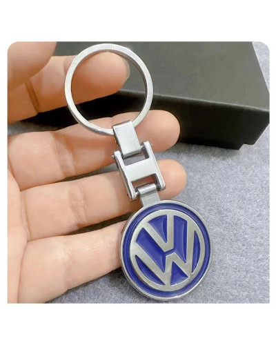 LLavero de aleación de Zinc con logotipo de coche, accesorios para Volkswagen GTI r-line R Polo T5 Golf Passat Scirocco Beetle T