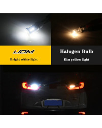 IJDM-bombillas LED de xenón sin errores para coche, luces de marcha atrás de respaldo, Bay9s H21W 64136, color blanco, para Volk