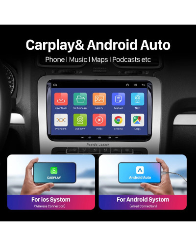 Radio con GPS para coche, reproductor Multimedia con Android 13, 7, 9, 10 pulgadas, 2 din, Carplay, Universal, estéreo, para hyu