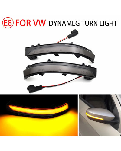 ¡Retrovisor de flecha intermitente LED dinámico de 2 piezas para Volkswagen GOL G6 G7 G8 FOX UP POLO Golf 4,5 Vento Voyage Save