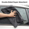 Microfiber Car Cleaning Towel 1200GSM Double-Sided Ultra Absorbent Car Wash Cleaning Cloth Soft Scratch Proof/Lint Washing Towel