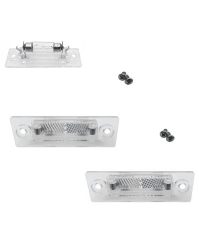 Luz de matrícula trasera, lámpara izquierda/derecha para VW PASSAT T5 JETTA CADDY 3B5943021E, 2 piezas