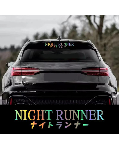 NIGHT RUNNER-pegatina JDM...