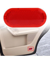 Reflector de Panel embellecedor de puerta Interior de coche, color rojo, para Beetle Caddy Touran, plástico 70x30mm, apto para V